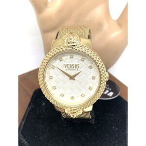 Versus by Versace Women's Watch VSPLK1724 Quartz Gold Tone Stainless Steel 38mm